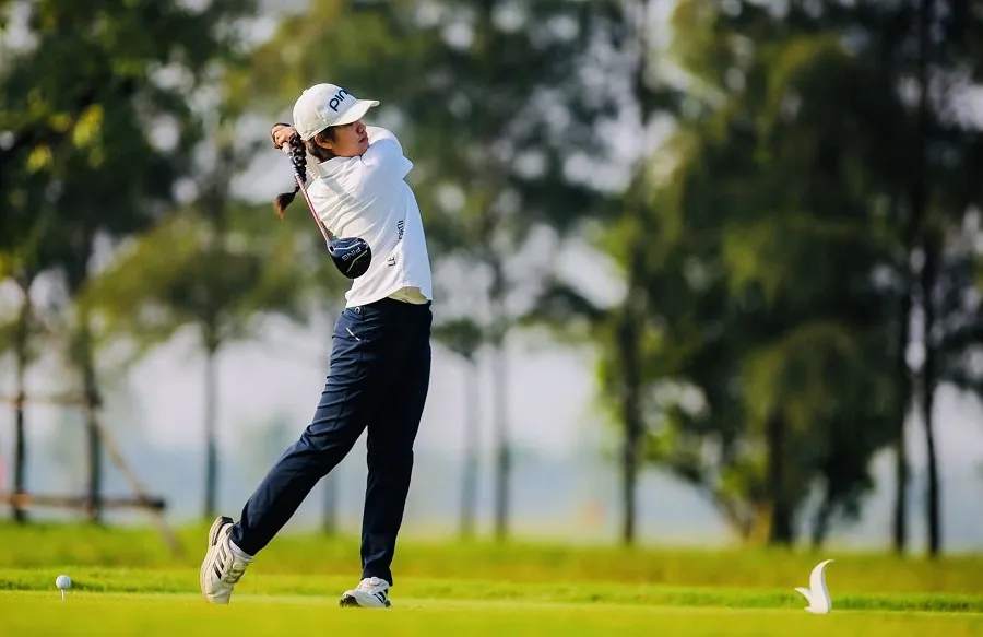 Nguyễn Viết Gia Hân đã vô địch chặng 3 tại giải năm nay. Ảnh: VGA JUNIOR TOUR 2026