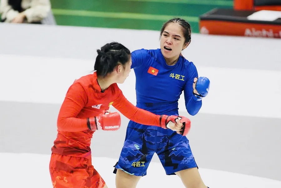 Võ sĩ MMA Lò Thị Phung vừa dự ASIAD 20 nhưng sẽ thi đấu jujitsu tại Đại hội thể thao toàn quốc lần thứ X-2026. Ảnh: ĐOÀN TTVN