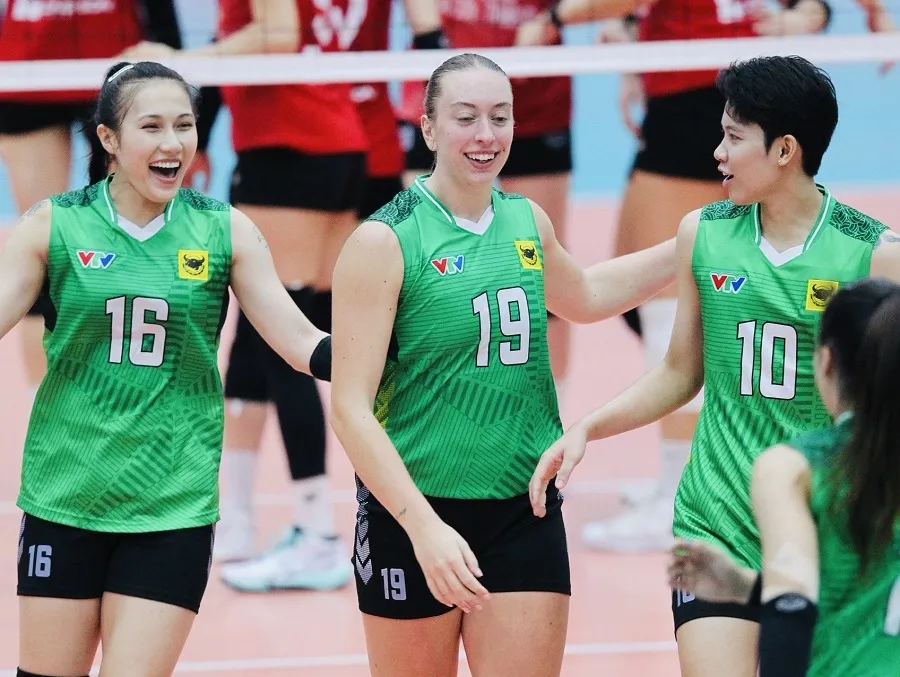 Đội đương kim vô địch quốc gia VTV Bình Điền Long An sẽ thi đấu bán kết trước Binh chủng Thông tin ngày 24-10. Ảnh: DŨNG PHƯƠNG
