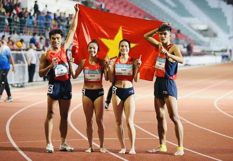 Điền kinh Việt Nam thu hút nhiều VĐV hàng đầu tham dự Đại hội thể thao toàn quốc lần thứ X-2026. Ảnh: DŨNG PHƯƠNG
