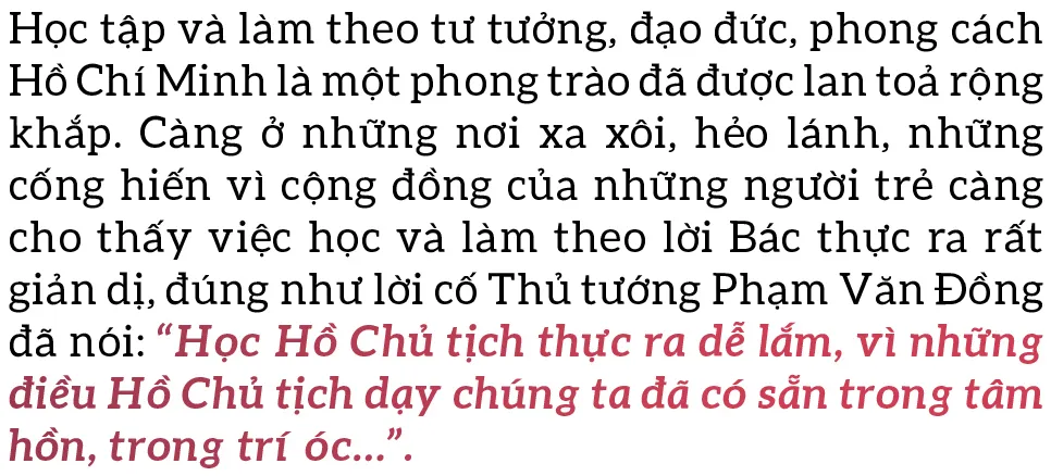 Học Bác để phụng sự Tổ quốc, sống tốt hơn ảnh 6