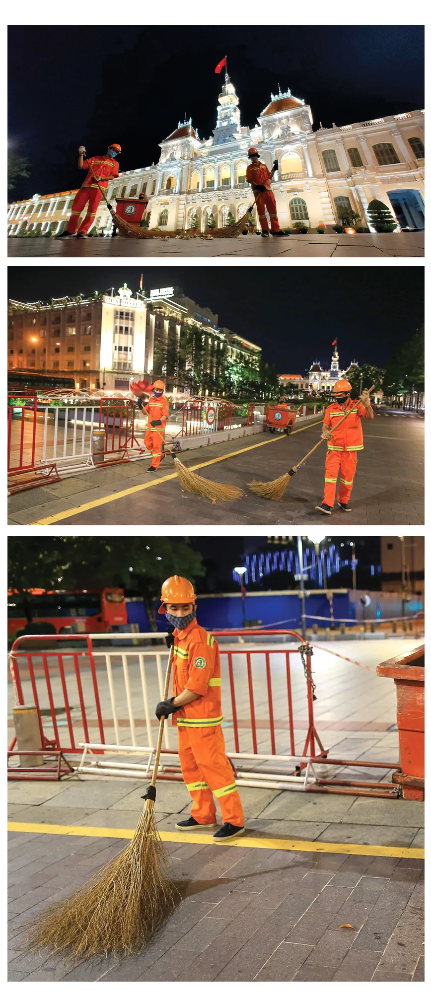 Lặng lẽ tiếng chổi những đêm giãn cách ảnh 16