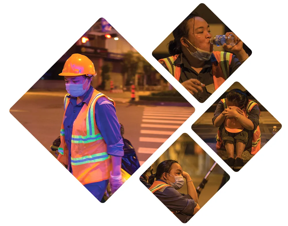 Lặng lẽ tiếng chổi những đêm giãn cách ảnh 6