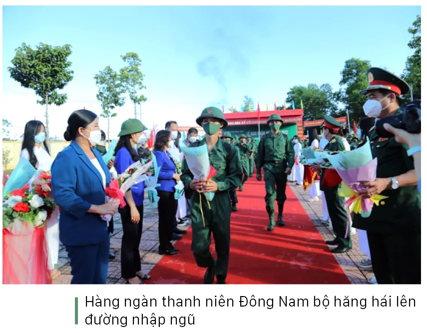 Thanh niên cả nước nô nức lên đường tòng quân ảnh 54