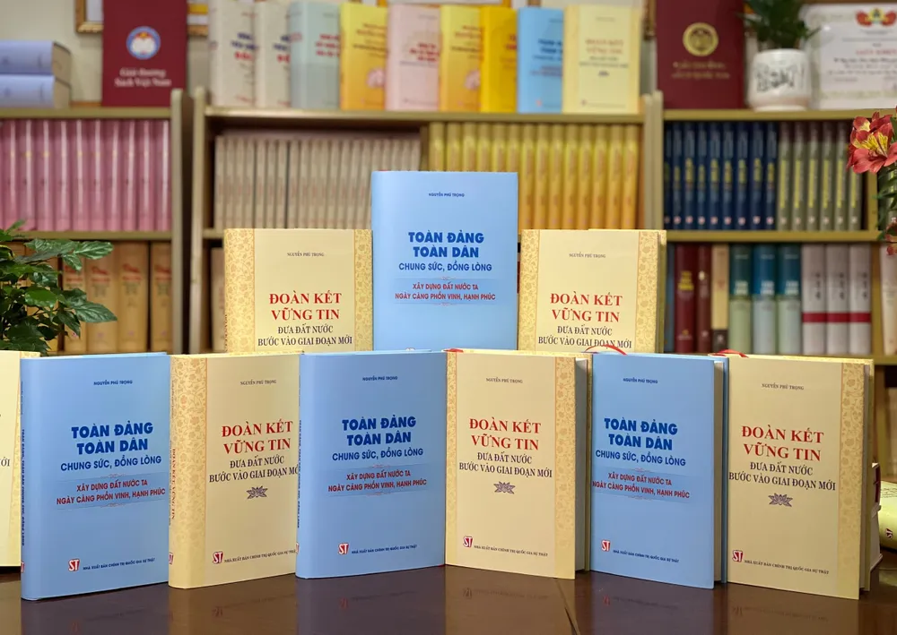 Ra mắt hai ấn phẩm của Tổng Bí thư Nguyễn Phú Trọng nhân dịp Quốc khánh 2-9  ảnh 1