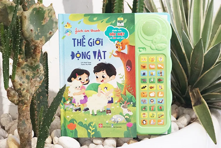 Sách âm thanh "Thế giới động vật" với phiên bản đặc biệt 30 nút bấm