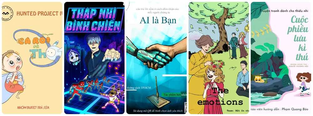 Một số tác phẩm được giới thiệu tại sự kiện