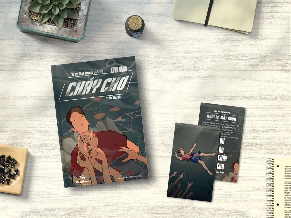 Tiểu thuyết "Dự án cháy chợ" có bối cảnh là một khu chợ tự phát ở quận 8