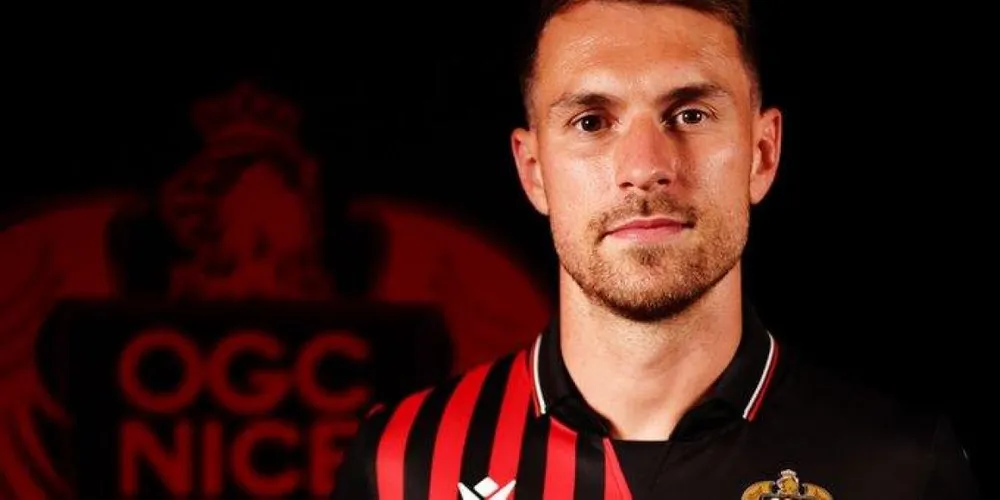 Aaron Ramsey gia nhập Nice