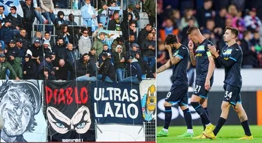 Số ít CĐV Lazio chứng kiến thảm bại tại Đan Mạch