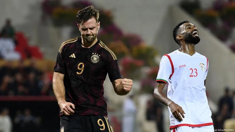 "Lão tướng tân binh" Niclas Fullkrug ăn mừng bàn thắng vào lưới Oman