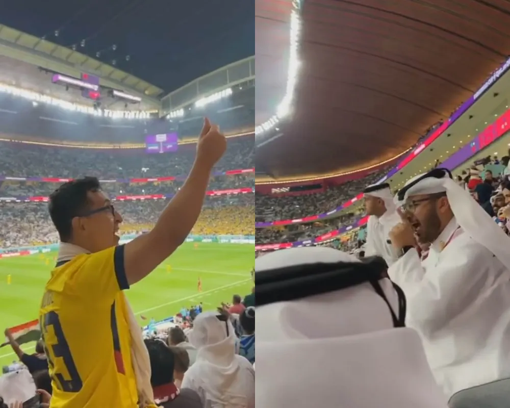 Tranh cãi giữa cổ động viên Ecuador và Qatar