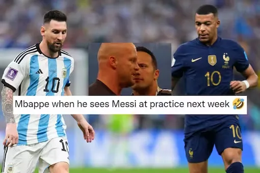 Ảnh chế hài hước về Messi và Mbappe khi gặp lại nhau tại PSG