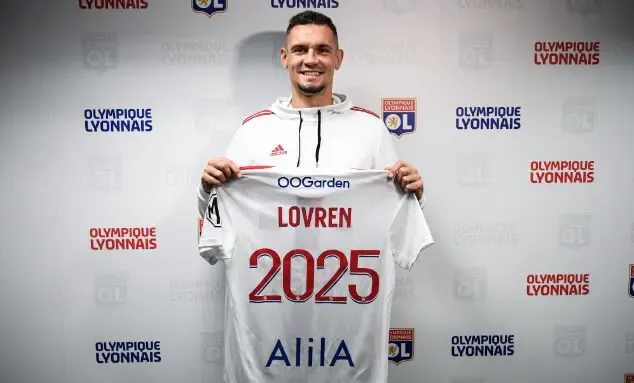 Lyon ký với Lovren đến hè năm 2025 Lyon ký với Lovren đến hè năm 2025