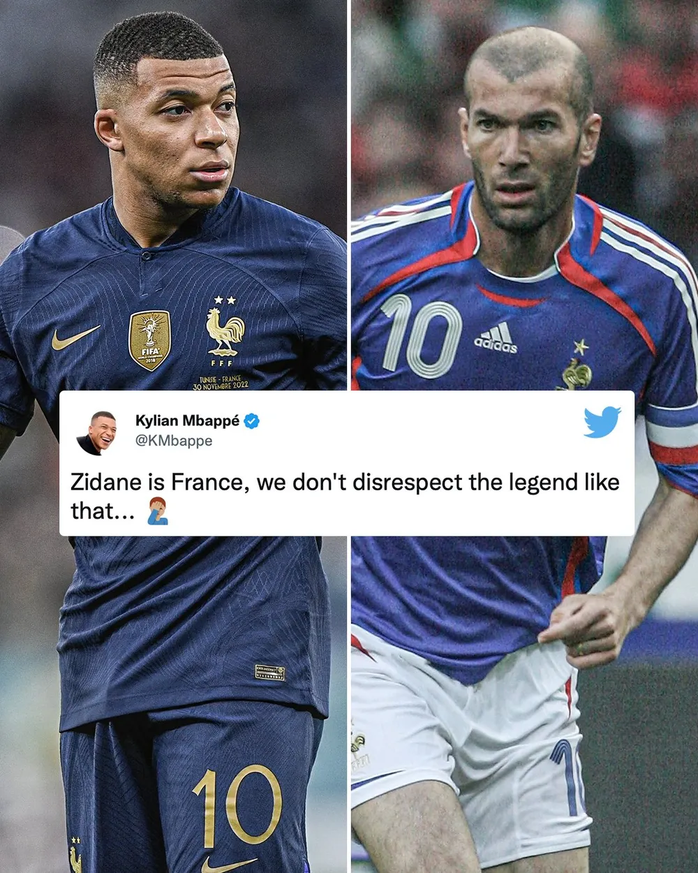 Dòng chia sẻ được tán dương của Mbappe