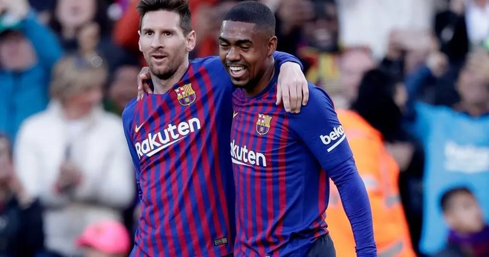 Malcom cùng Messi tại Barca