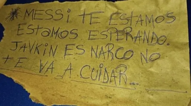 Bức thư đe dọa Messi