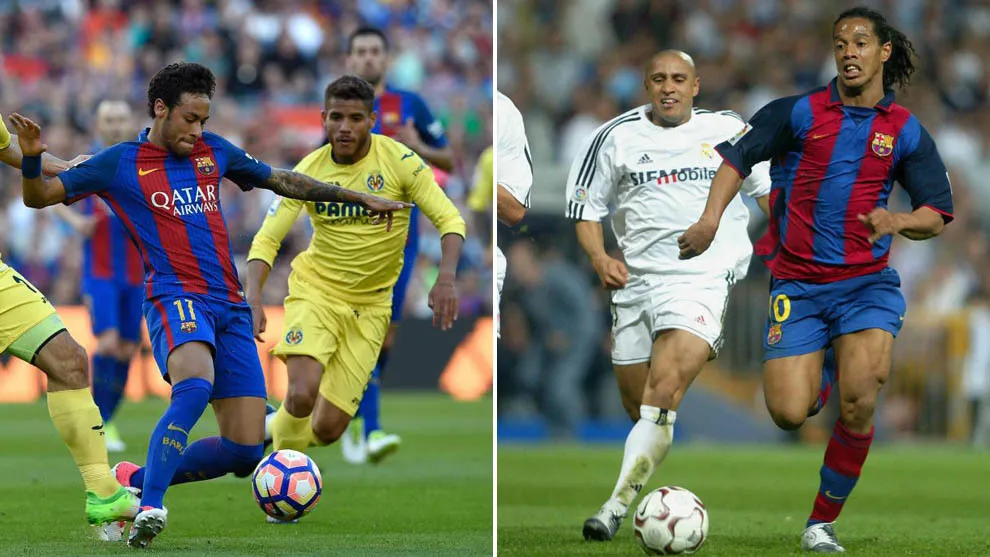 Neymar và Ronaldinho đều chơi bóng rất ngẫu hứng