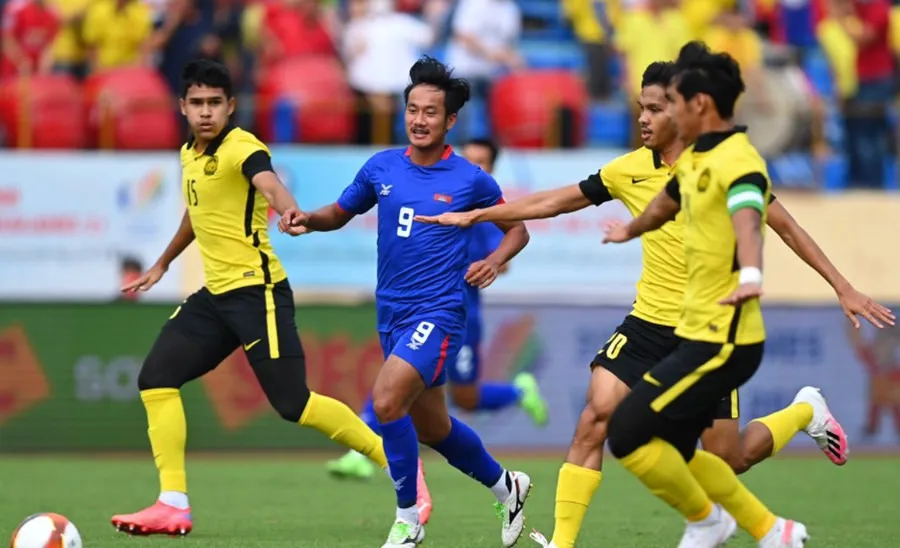 Chanthea đối đầu U22 Malaysia ở SEA Games 31
