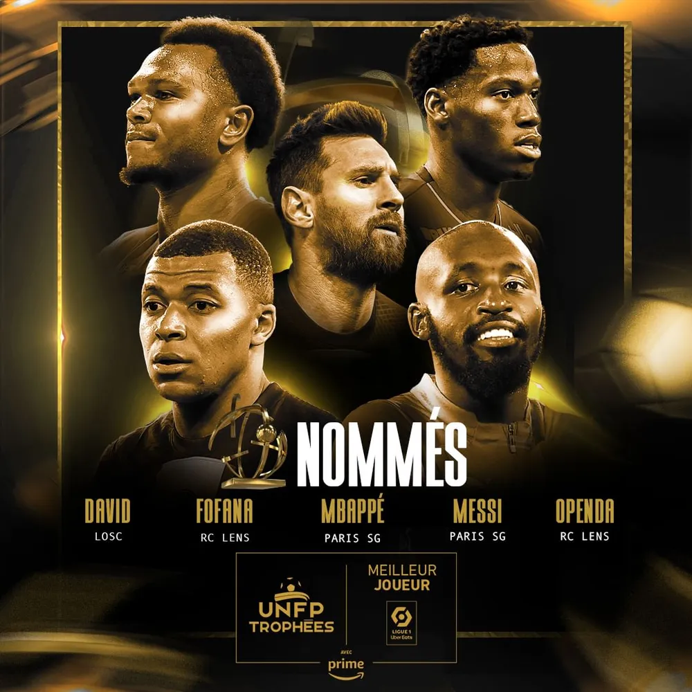 Tốp 5 đề cử Cầu thủ xuất sắc nhất Ligue 1 2022/23