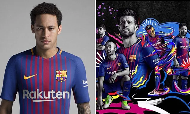 Chiếc áo Barca "cuối cùng" mà Neymar khoác lên Chiếc áo Barca "cuối cùng" mà Neymar khoác lên