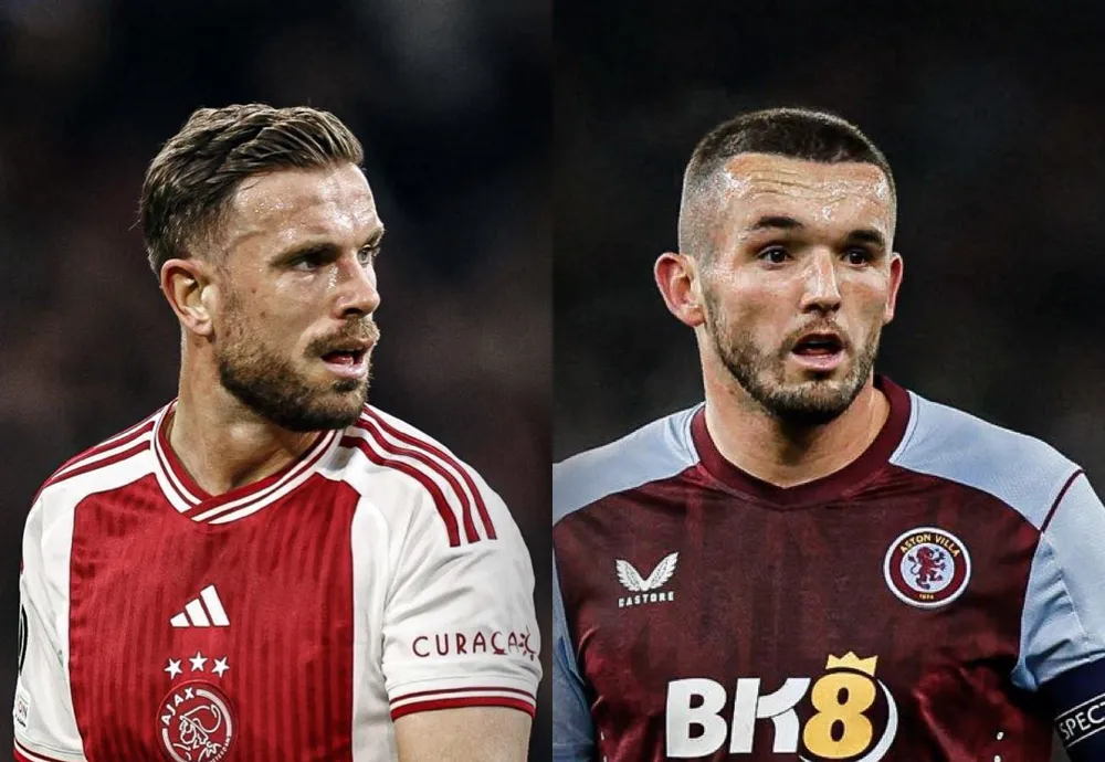 Jordan Henderson bên phía Ajax chạm trán thủ lĩnh John McGinn của Aston Villa 