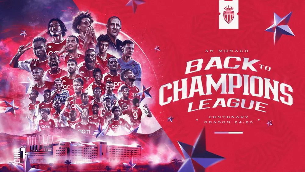 Monaco trở lại Champions League sau 5 năm vắng bóng
