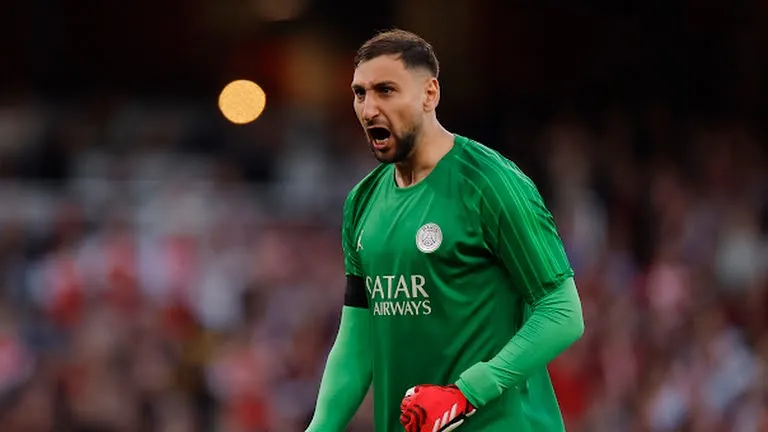Donnarumma tỏa sáng trong hai lượt trận bán kết Champions League trước Arsenal. Ảnh: REUTERS