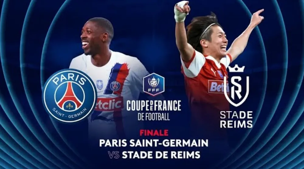 Chung kết Cúp Quốc gia Pháp mùa giải 2024/25 giữa PSG và Reims. Ảnh minh họa: LFP