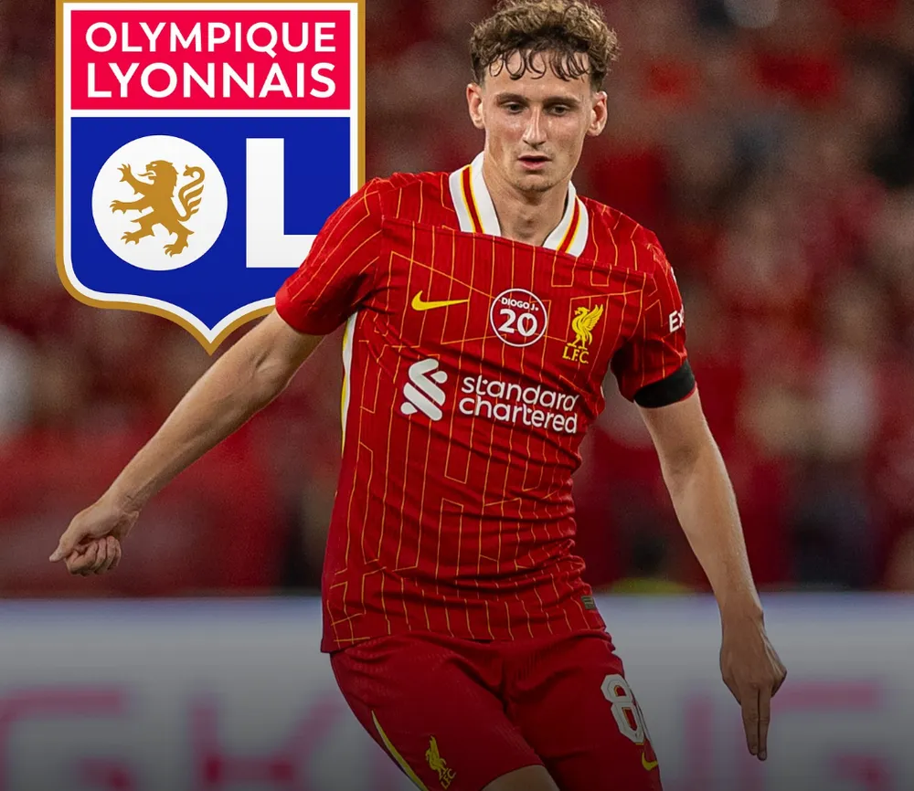 Tyler Morton tiến gần đến việc dứt áo Liverpool để gia nhập Lyon. Ảnh: Getty Images