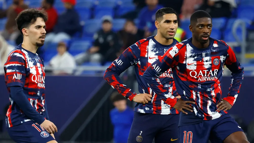 Vitinha, Hakimi và Dembele là những ứng viên danh hiệu Quả bóng Vàng 2025 của PSG. Ảnh: Getty Images