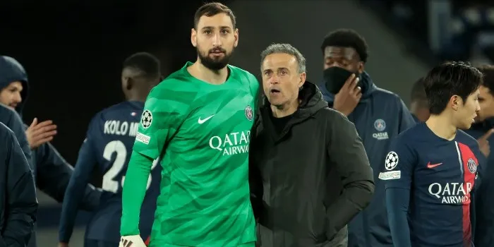 HLV Luis Enrique chưa từng phủ nhận Donnarumma là thủ môn hay nhất thế giới, nhưng với ông, điều đó là không đủ. Ảnh: Getty Images