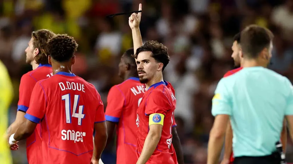 Vitinha ghi bàn duy nhất giúp PSG thắng nhọc Nantes. Ảnh: REUTERS