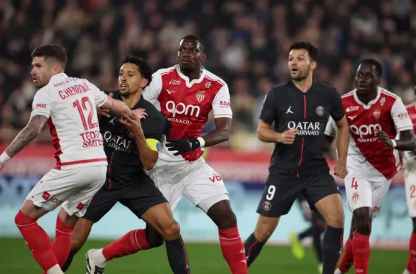 Monaco và PSG có thể chạm trán tại vòng play-off Champions League 2025/26. Ảnh: Le Monde