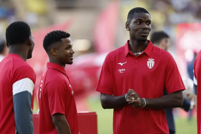 Ansu Fati và Paul Pogba. Ảnh: L'Équipe