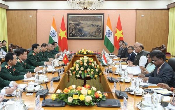 Vietnam, India agree to foster defense partnership ảnh 2