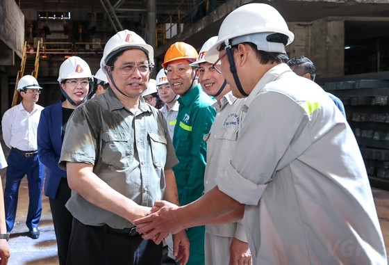 PM inspects stagnant steel project in Thai Nguyen ảnh 1