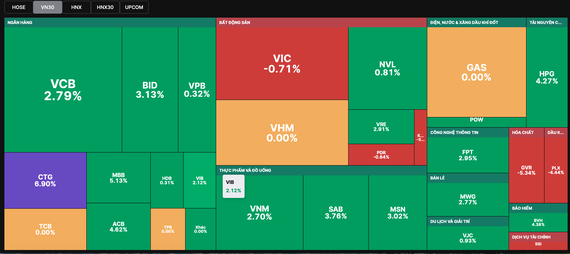 Market shakes strongly, VN-Index recovers thanks to blue-chip stocks ảnh 1