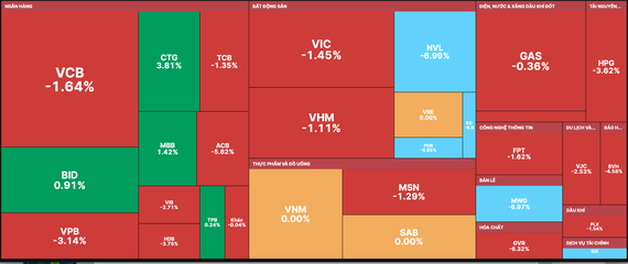 VN-Index falls off 1,000-point mark again ảnh 1