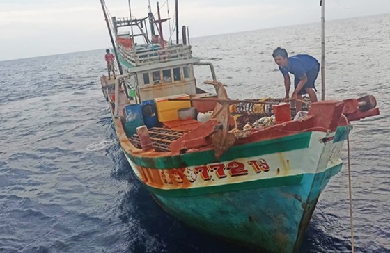 Coast Guard Region 4 detects 20 fishing boats violating IUU fishing monthly  ảnh 1