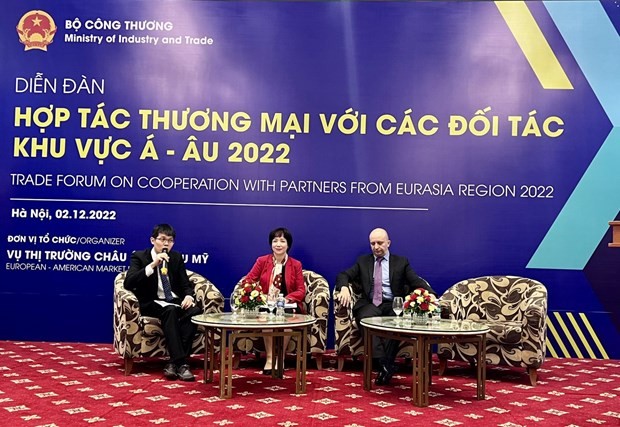 Trade forum supports firms to boost trade, investment with Eurasia region ảnh 1