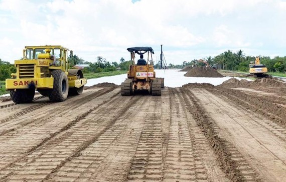 Construction progress of My Thuan – Can Tho expressway project remains slow ảnh 1