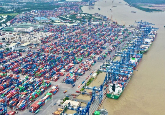 A corner of Cat Lai Port. (Photo: SGGP)