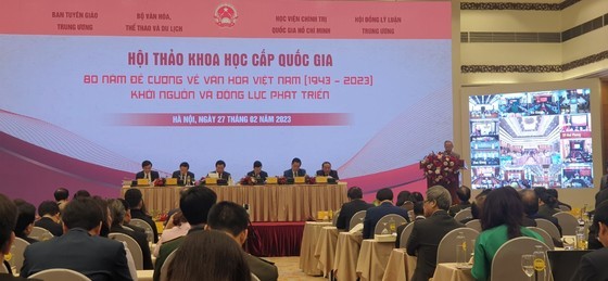 The scene of the conference. (Photo: SGGP)