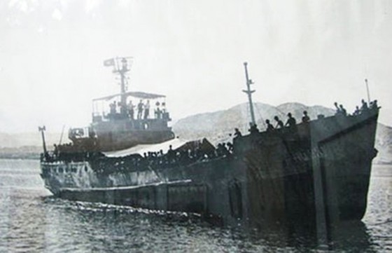 The HQ-604 ship commanded by Captain Vu Phi Tru.