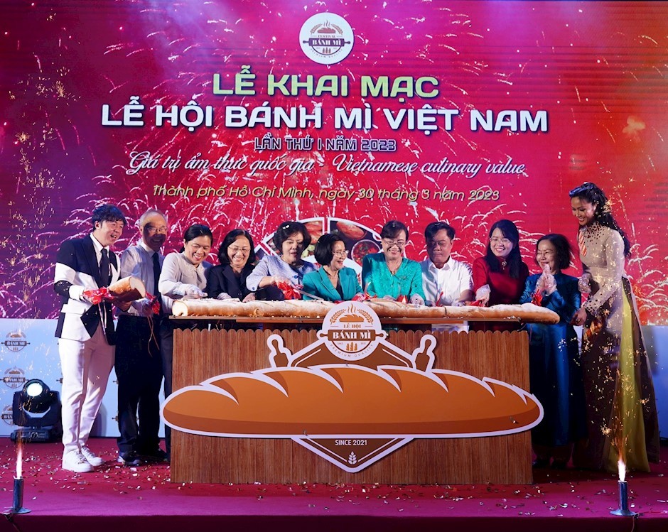 The opening ceremony of the first Banh mi Festival. (Photo: hcmcpv.org.vn) The opening ceremony of the first Banh mi Festival. (Photo: hcmcpv.org.vn)