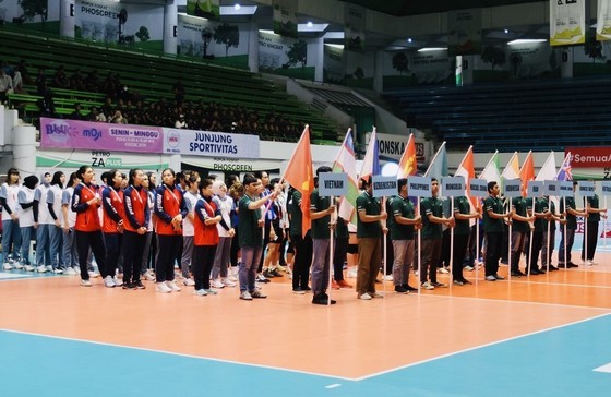 The opening ceremony of the AVC Women's Challenge Cup 2023 on June 18.