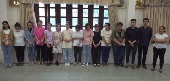 The group of suspects has been indicted.