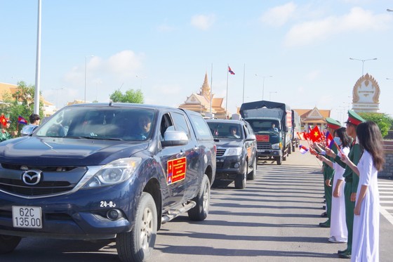 The Steering Committee 515 of Long An Province welcomes the repatriation of K73 Unit.