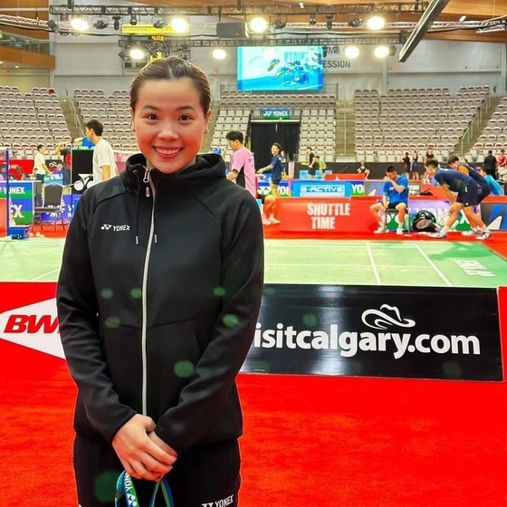 Nguyen Thuy Linh currently has the highest ranking in the world among Vietnamese badminton players. (Photo courtesy of Thuy Linh)